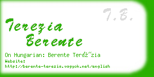 terezia berente business card